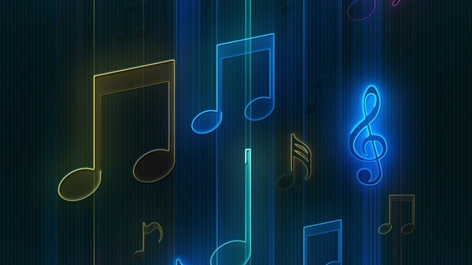 4K-音乐流动与音符