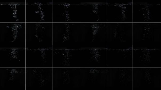 落水气泡