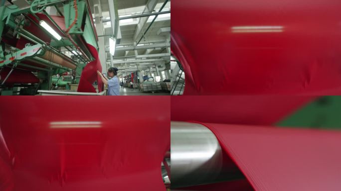 纺织产业 印染车间 打卷机