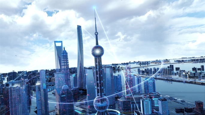 上海城市科技城市光线智慧城市