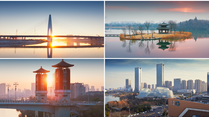 阜阳城市地标建筑群
