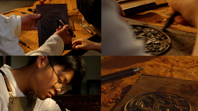 传统文化 技艺 木刻 雕刻 文化传承