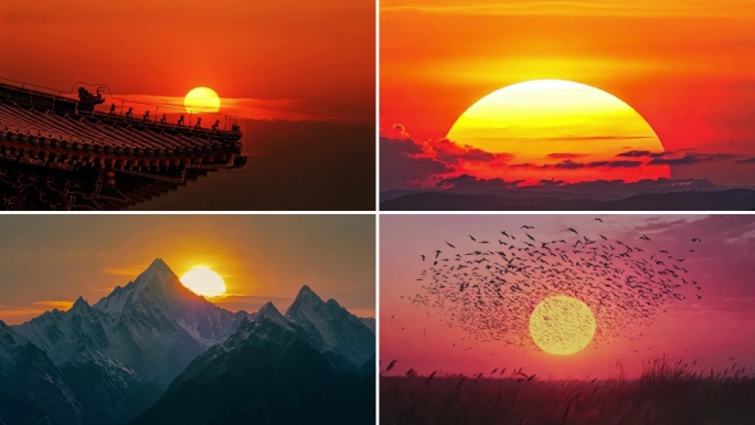 日出 夕阳