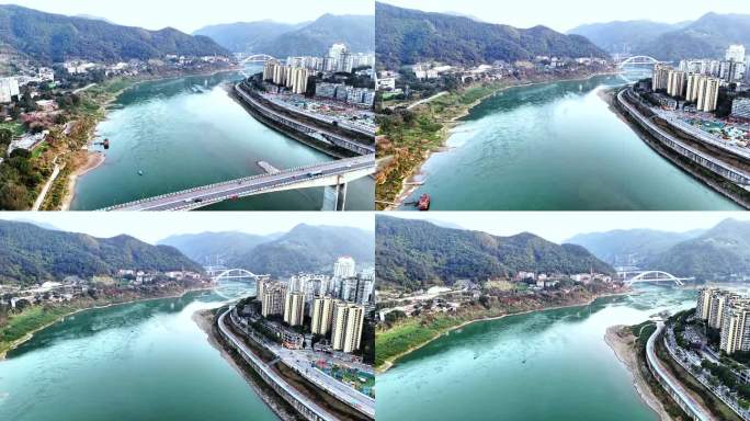 重庆北碚嘉陵江景