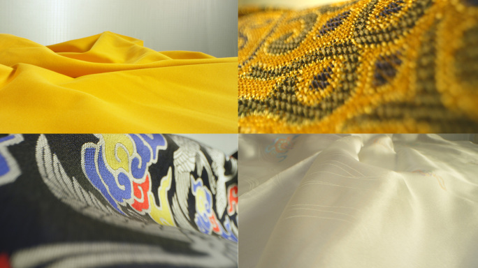 丝绸 宋锦 绸缎 纹理 细节