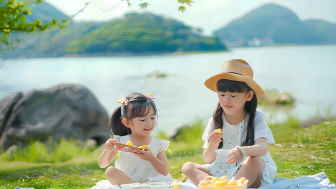童年阳光下孩子们的欢乐时光 六一儿童节