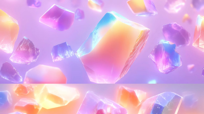 梦幻宝石光影变幻素材合集