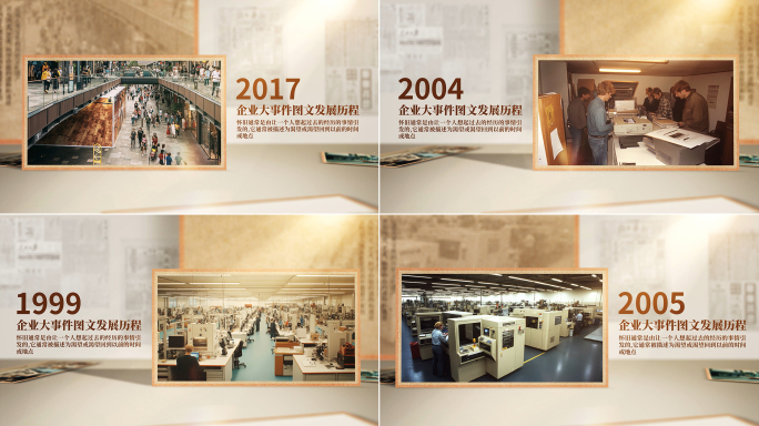 企业图文回顾展示