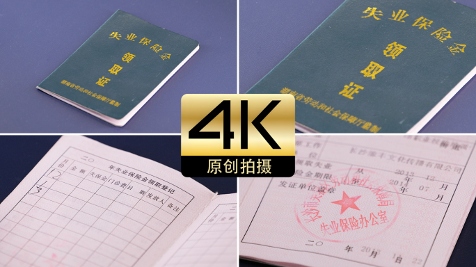 失业保险金领取证
