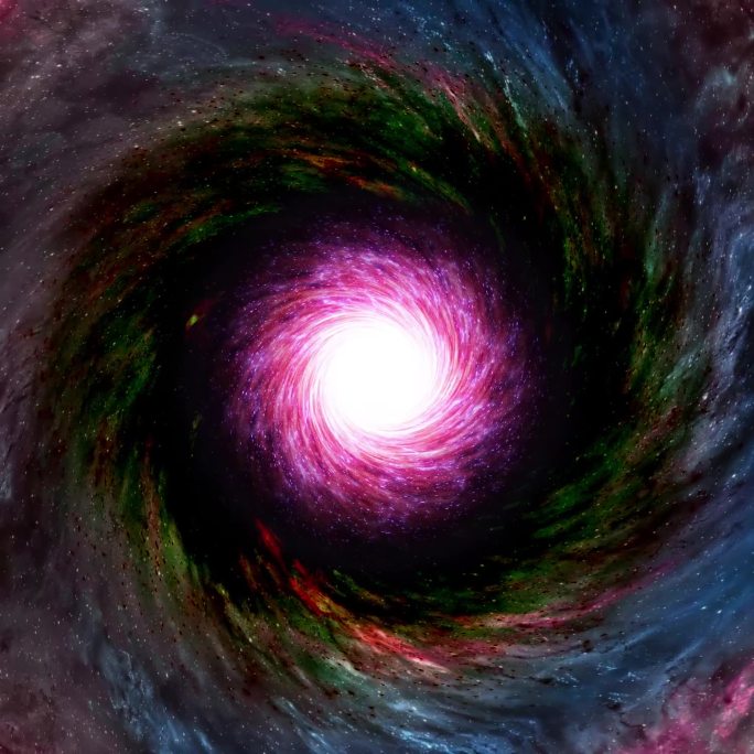 星系银河黑洞旋涡星云星空宇宙时空隧道5
