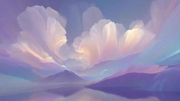梦幻 柔和 云彩 艺术背景 抽象 唯美