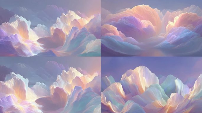 梦幻 柔和 云彩 艺术背景 抽象 唯美
