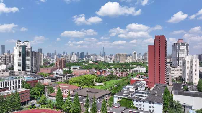 上海交通大学徐汇校区航拍