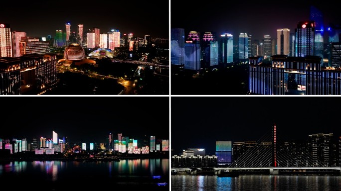 杭州城市夜景灯光秀