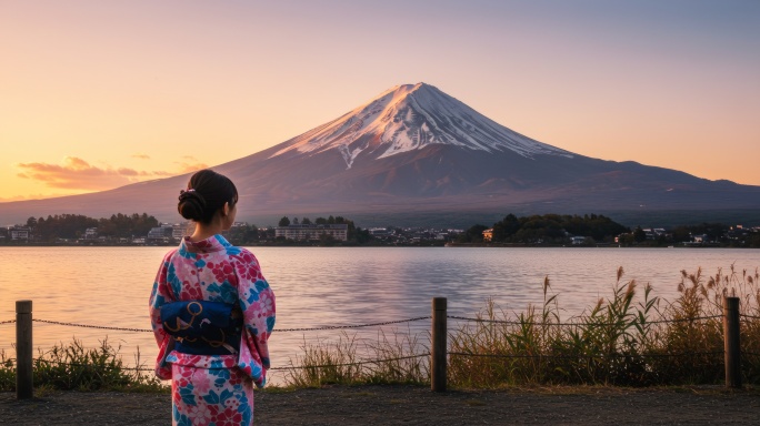 日本风光集锦京都东京塔富士山浅草寺