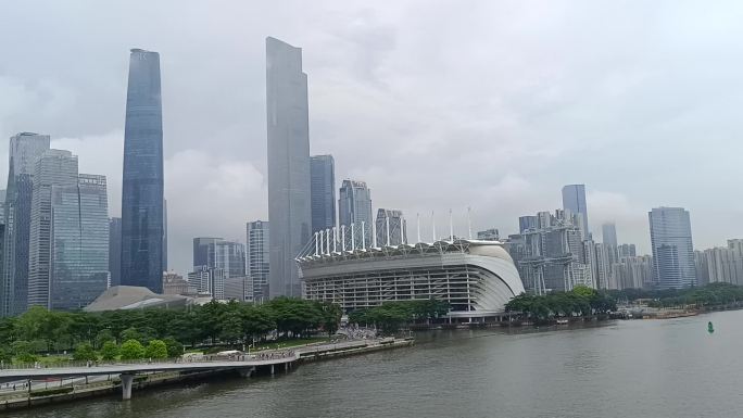 广州城市天际线景观