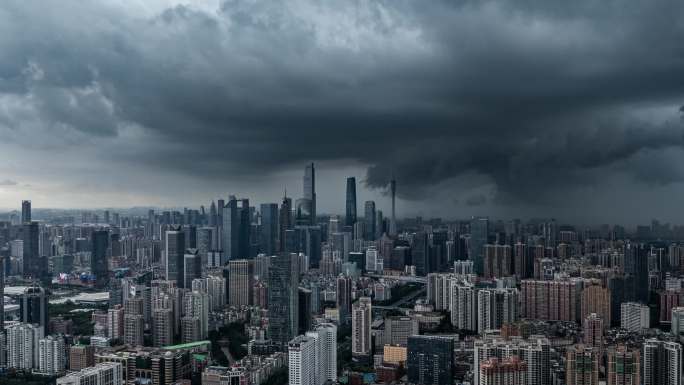 2025广州强对流台风乌云暴雨