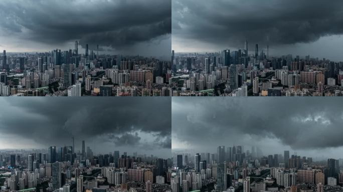 2025广州强对流台风乌云暴雨