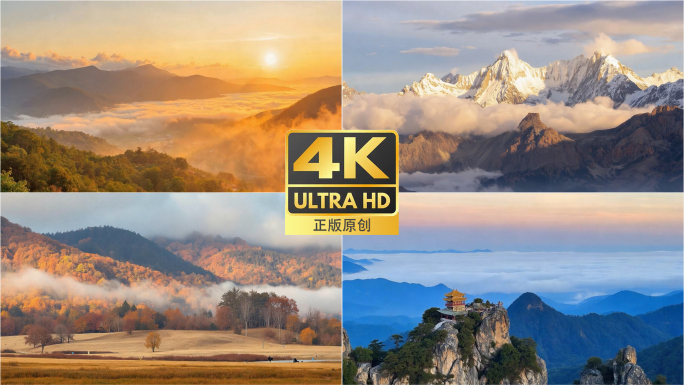 180组大美中国自然风光壮丽山河绝美风景