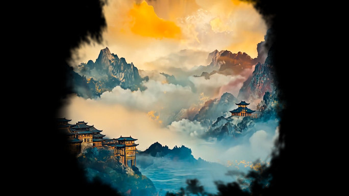 水墨遮罩散开动画-alpha通道2