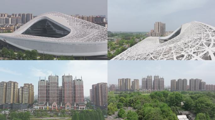 邛崃市城市航拍合集