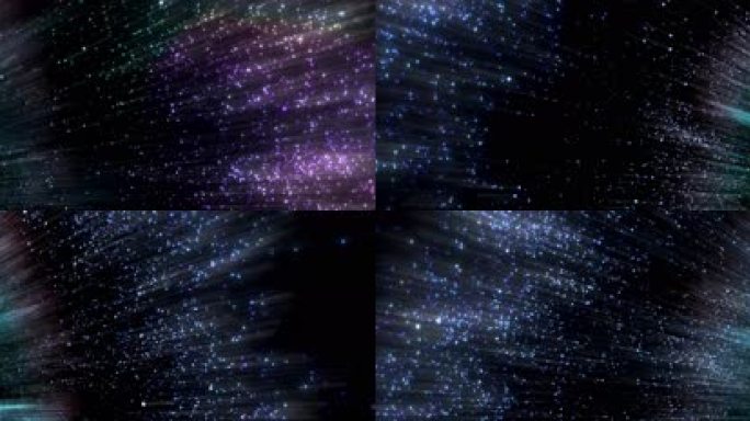 梦幻唯美彩虹粒子发散动态