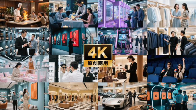 都市生活购物休闲 购物中心