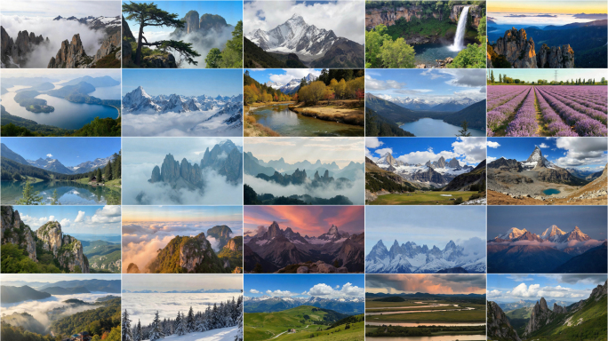180组大美中国自然风光壮丽山河绝美风景