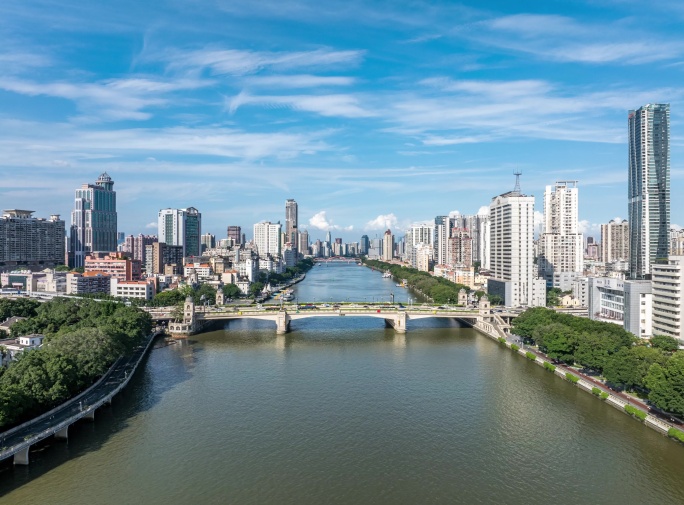 广州珠江河（人民桥）