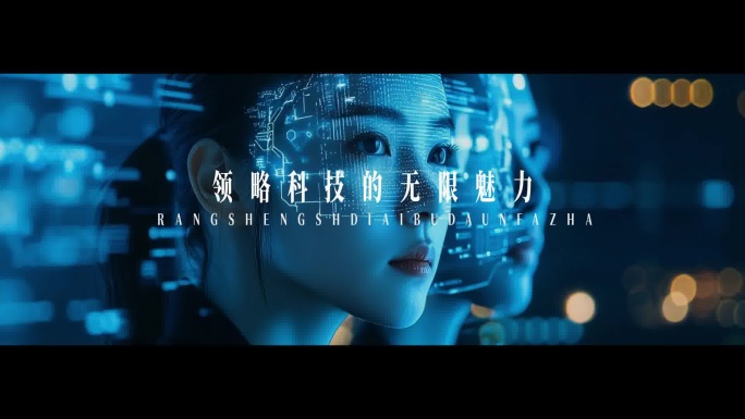 科技高端创意概念企业宣传片开场片头