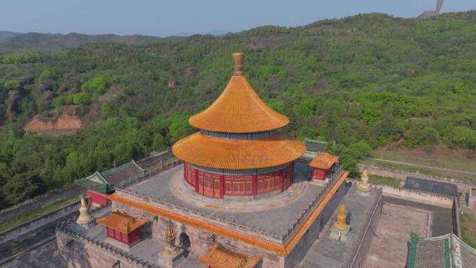 4K航拍 承德避暑山庄外八庙普乐寺
