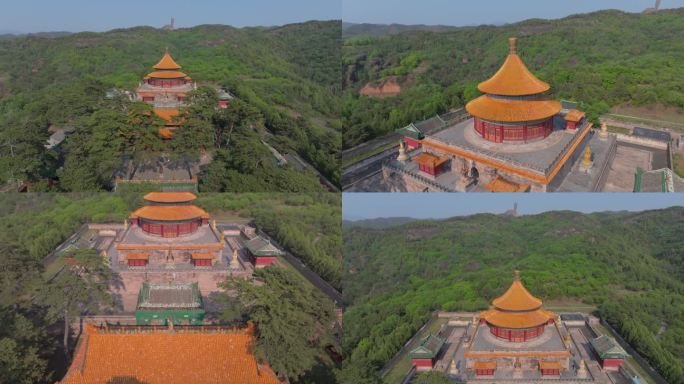 4K航拍 承德避暑山庄外八庙普乐寺