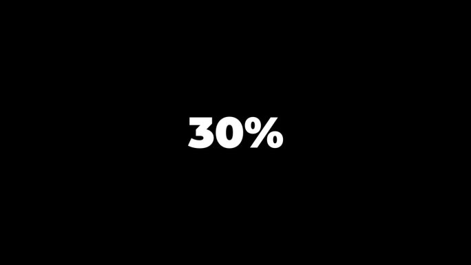 30% 动态饼图