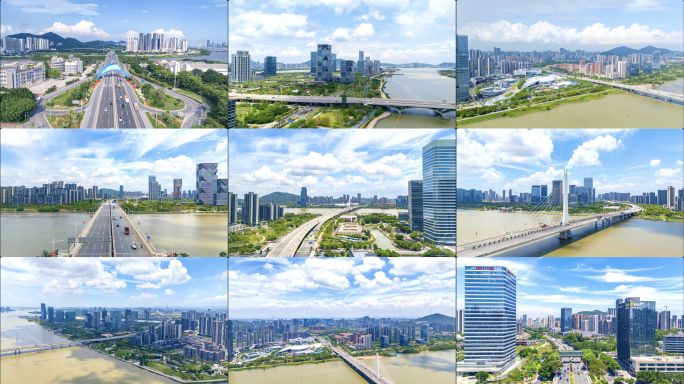 版权素材】广州南沙航拍延时 粤港澳大湾区