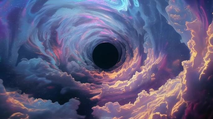 星云黑洞的宇宙奇观