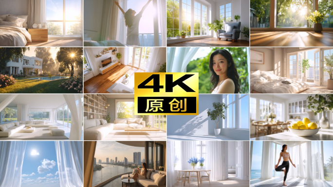 温馨室内美好家居生活阳光窗户房地产