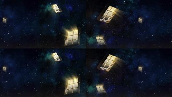 4K星空之窗的奇幻漂流