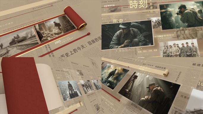 历史发展回顾片头