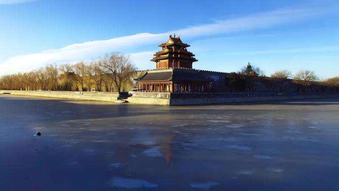 故宫角楼冬日雪景