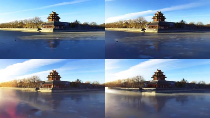 故宫角楼冬日雪景
