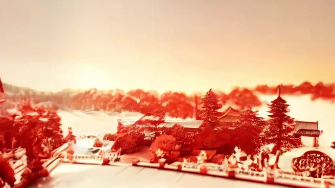 唯美古风场景展示
