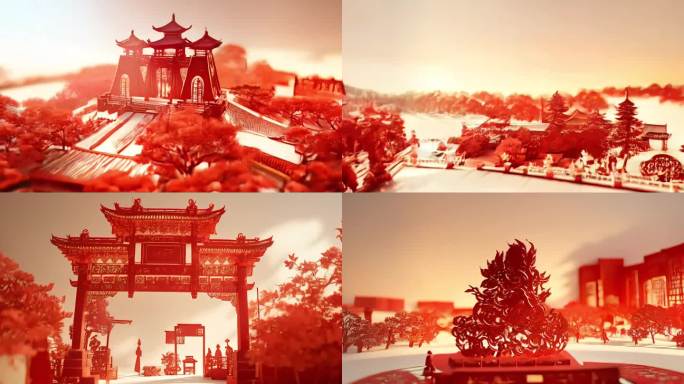 唯美古风场景展示