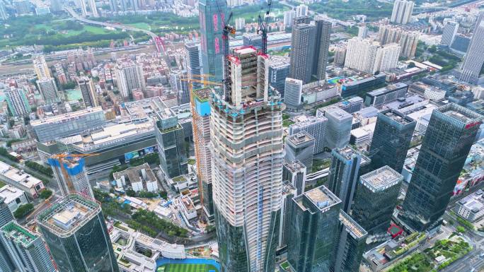 航拍云投大厦【在建】