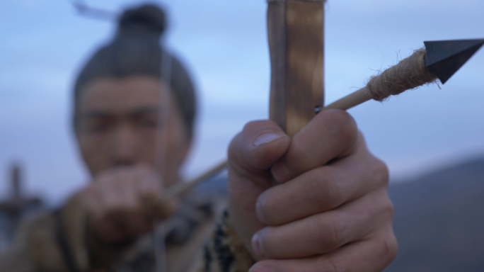 古人射箭古代弓箭手射箭场景古代射箭训练