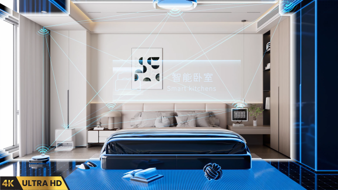 智能家居 虚实转换_C4D