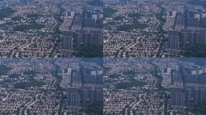 高密度住宅区鸟瞰