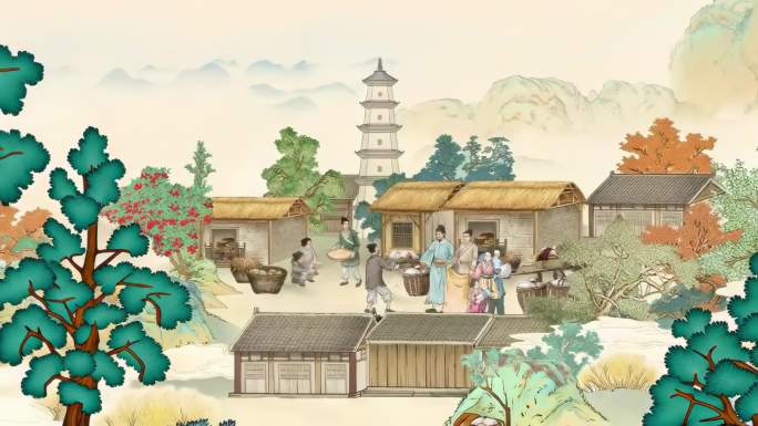 4K古代市井生活图景