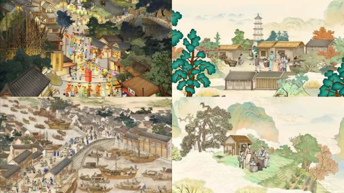 4K古代市井生活图景