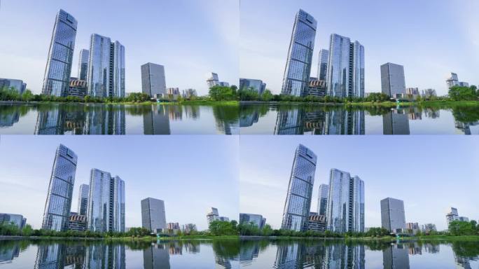 成都交子公园银泰中心in99商业延时摄影