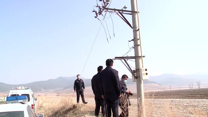警察勘察案发现场拍照取证电力维护与保障